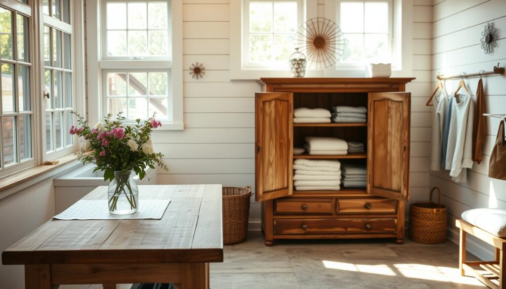 farmhouse laundry room decor